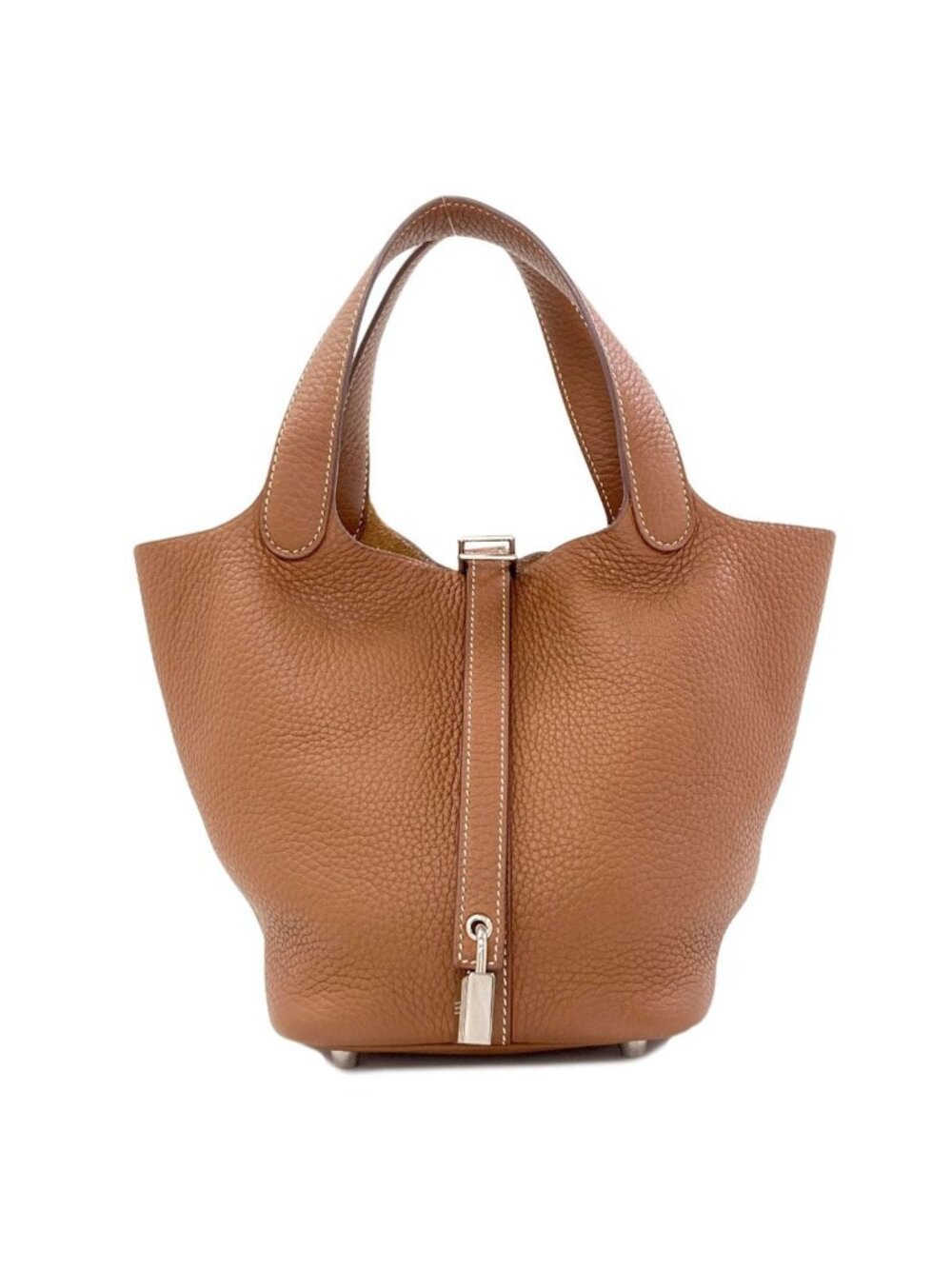 Hermes Picotin Lock PM Silver Handbag
